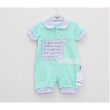 Astro Baby Summer Romper With Cap - Green