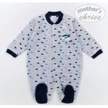 Mother’s Choice Full Footed Fleece Romper - Clouds 