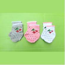 Girls Pack Of 3 Socks - Cherries