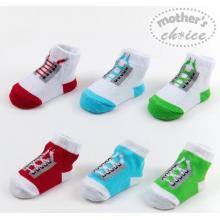 Mother’s Choice Pack Of Six Socks - Laces Print 