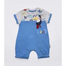 Miniworld Boys Summer Romper -Mr. Penguin