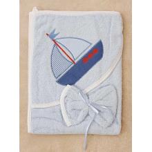 2 Pcs Set Hooded Towel With Small Hand Towel - Ship