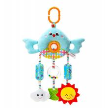 Happy Monkey Hanging Campanula With Teether & Rattle Sound - Blue 