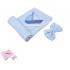 2 Pcs Set Hooded Towel With Small Hand Towel - Ship 