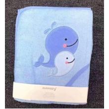 Sunnozy Baby Hooded Towel - Whales