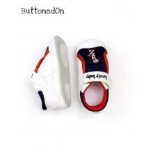 Baby Soft Bottom Shoes For Boys ( White )